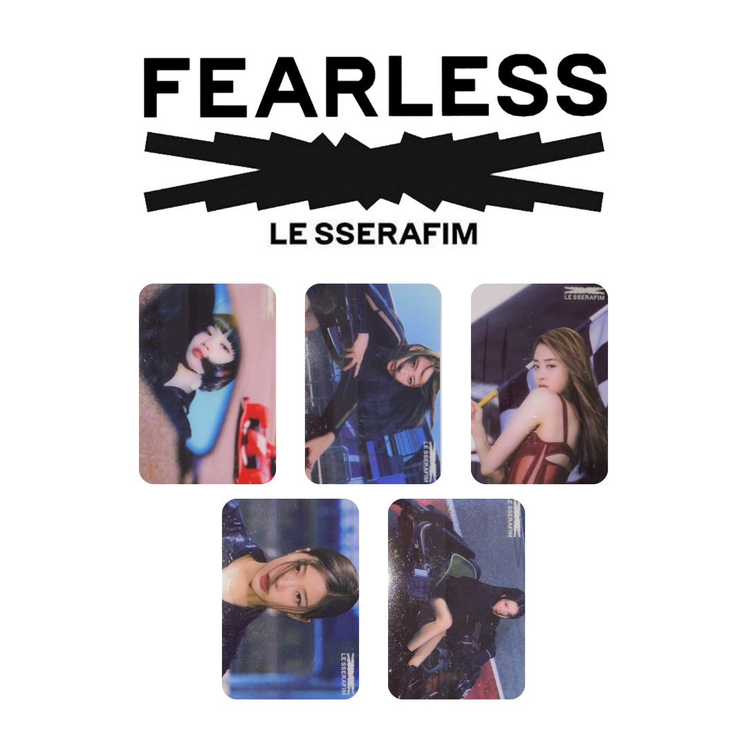 LE SSERAFIM - FEARLESS Music Korea Transparent POB Photocard