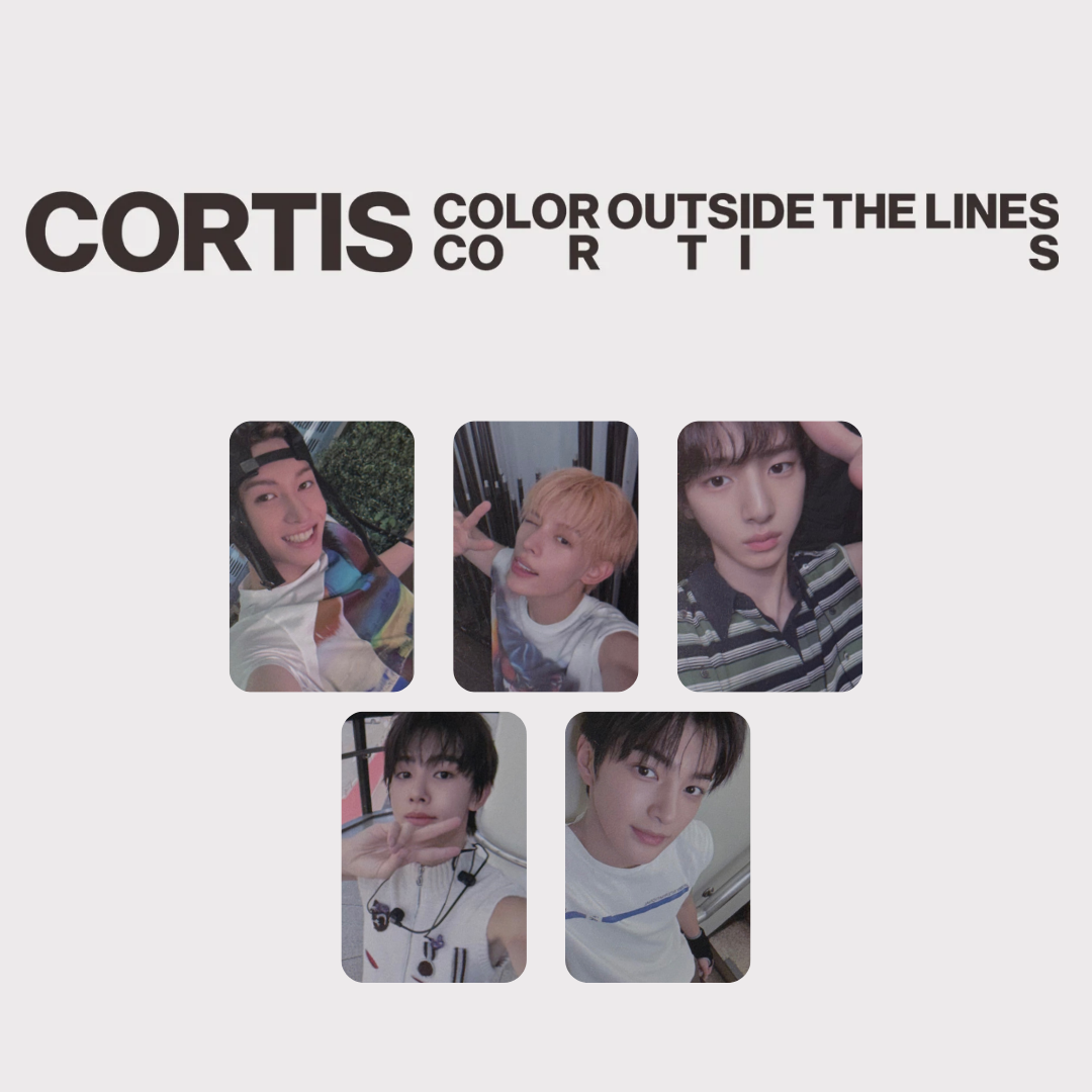 CORTIS - COLOR OUTSIDE THE LINES Music Korea POB Photocard – KPOP