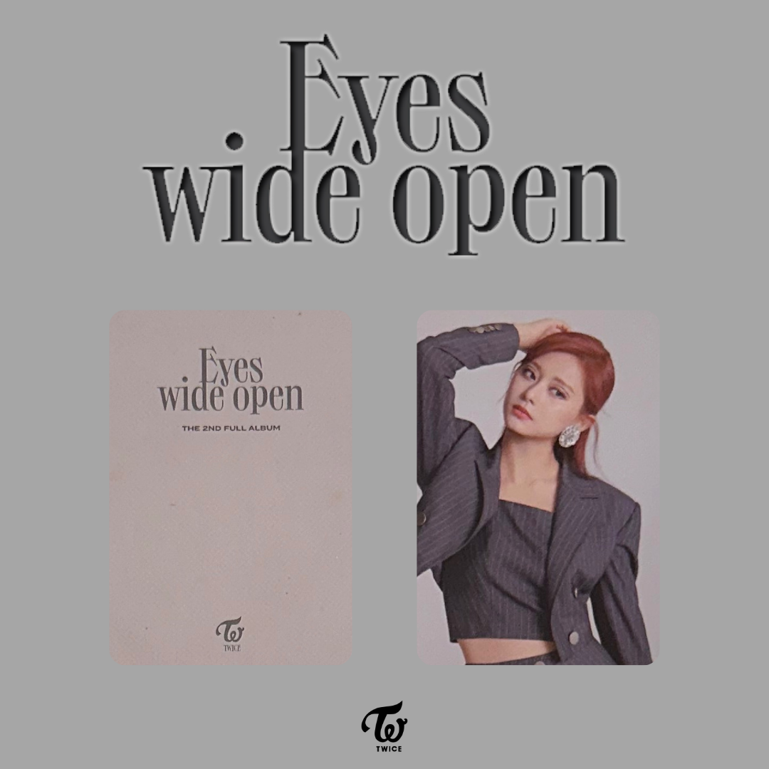 Twice - Eyes Wide Open POB Photocard – KPOP WORLD