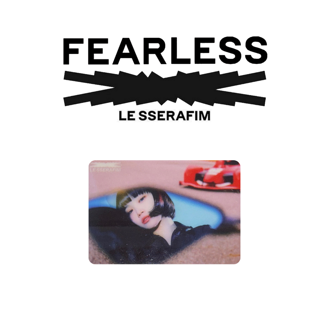 LE SSERAFIM - FEARLESS Music Korea Transparent POB Photocard