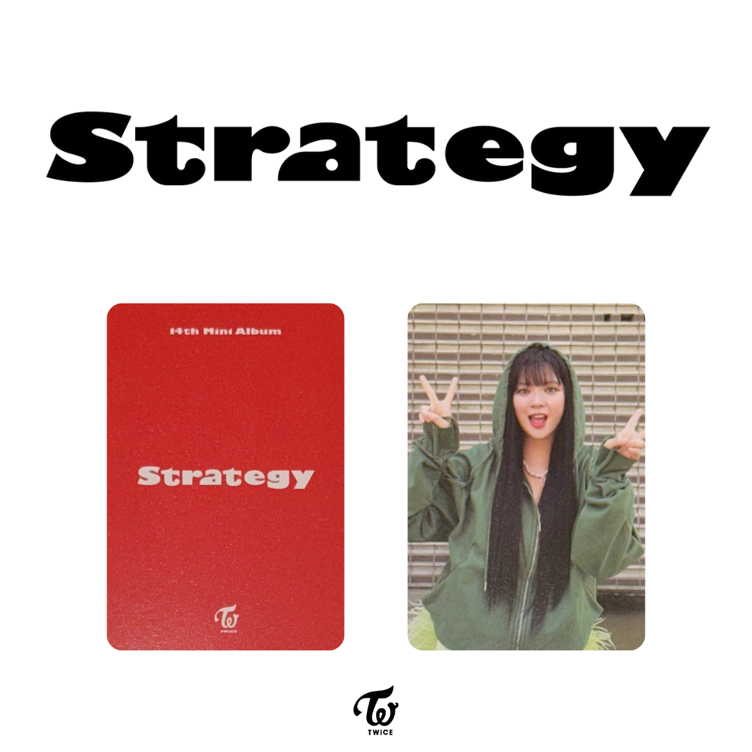 Twice - STRATEGY POB Photocard – KPOP WORLD